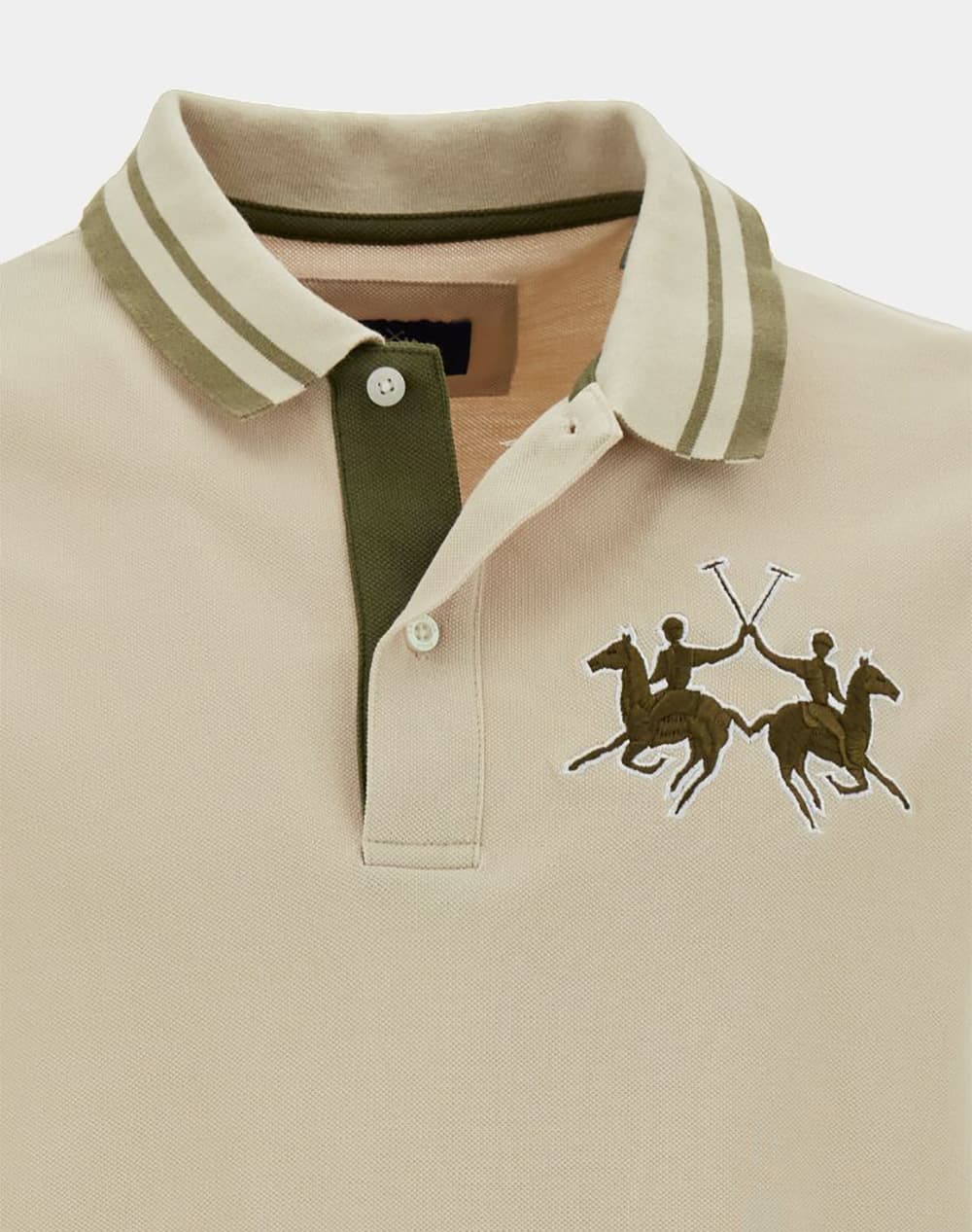 Men's Polo Shirts La Martina Beige