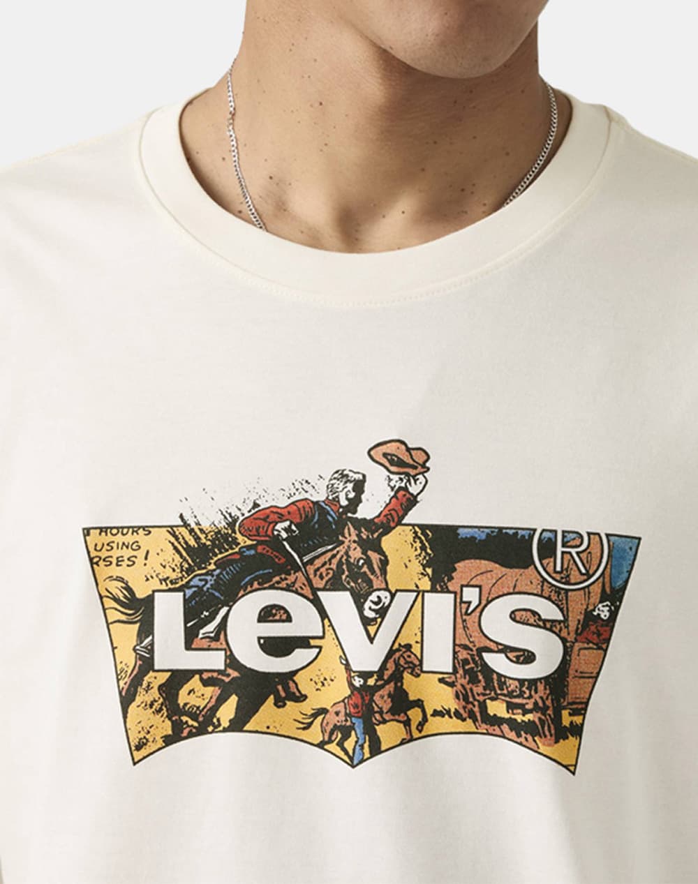 Men's T-Shirts Levi's Ecru