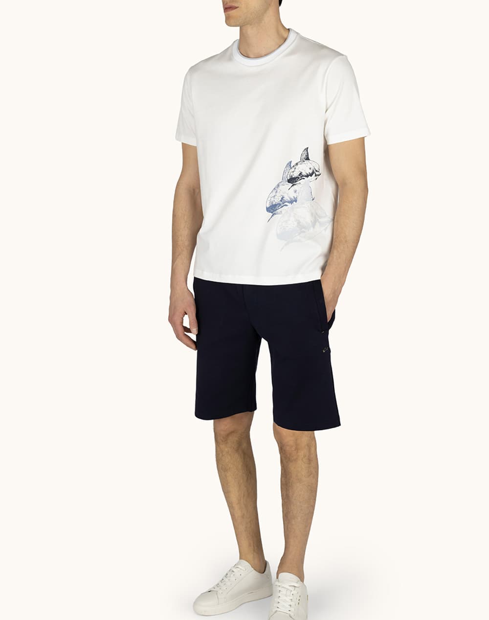 Men's T-Shirts Paul & Shark Ecru