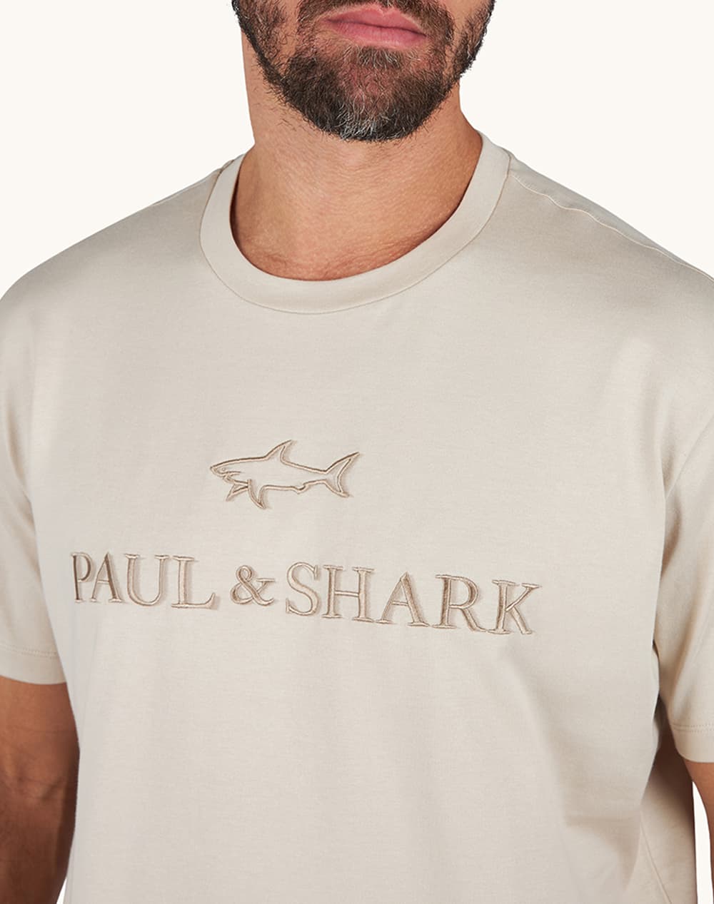 Men's T-Shirts Paul & Shark Beige