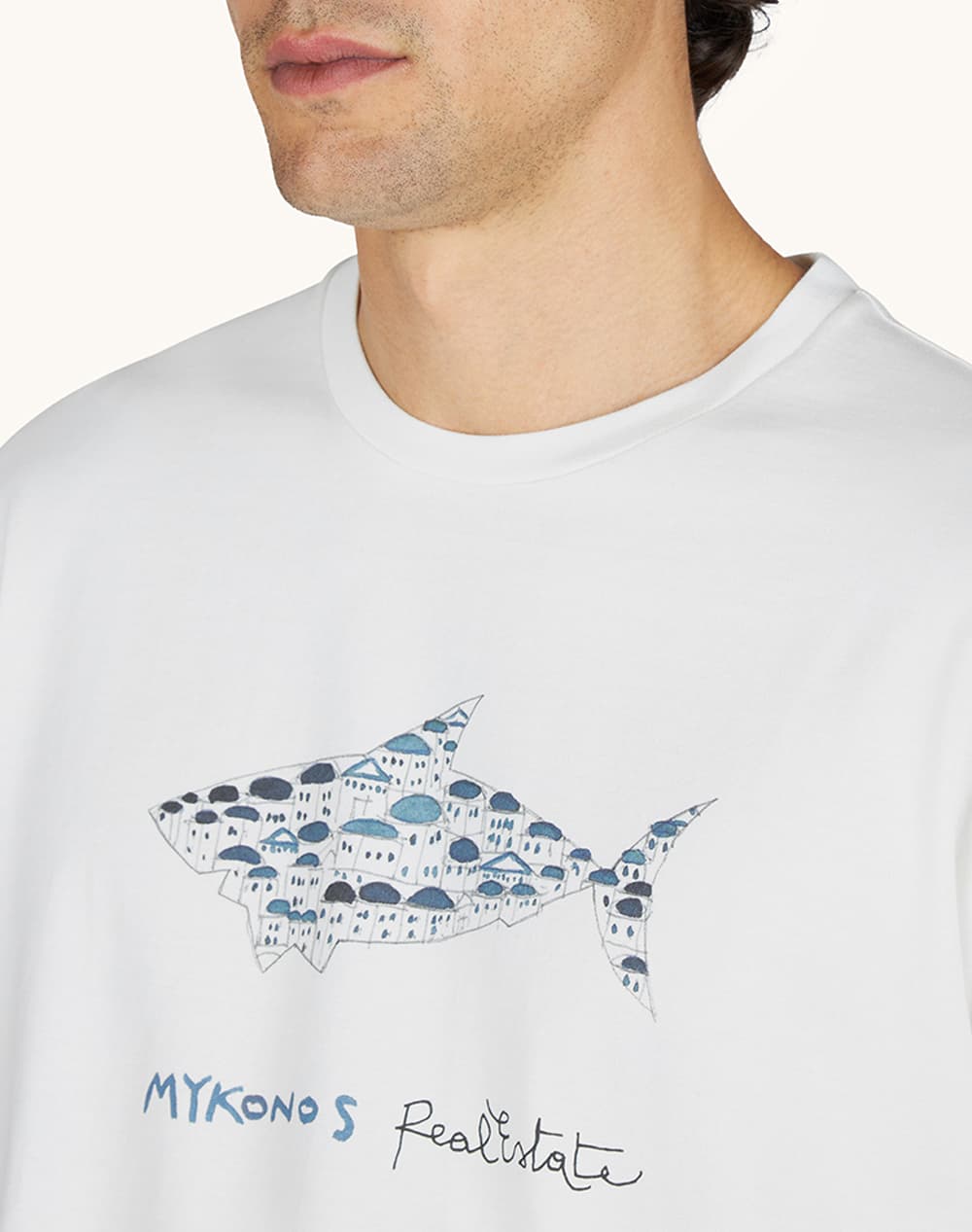 Men's T-Shirts Paul & Shark Ecru