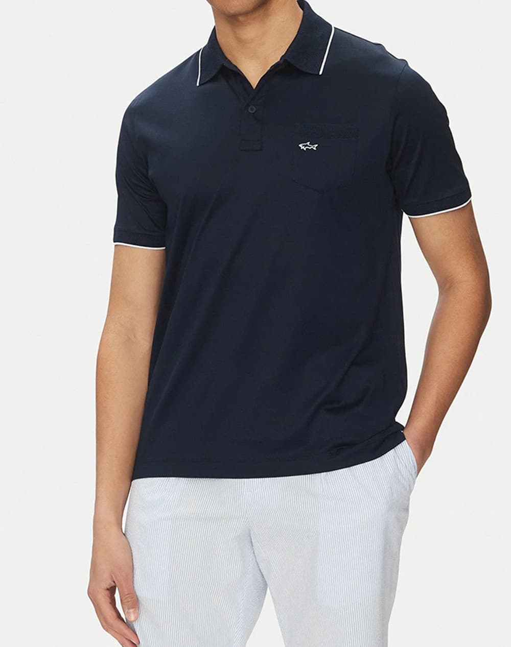 PAUL&SHARK Polo 25411209-3XL-4XL-13 DarkBlue