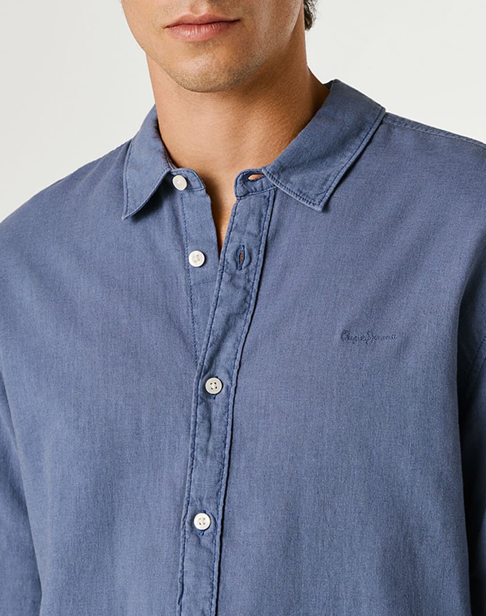 Men's Shirts Pepe Jeans Blue