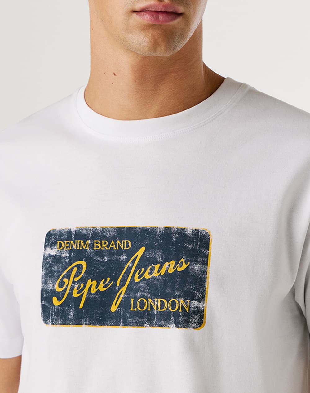 Men's T-Shirts Pepe Jeans White