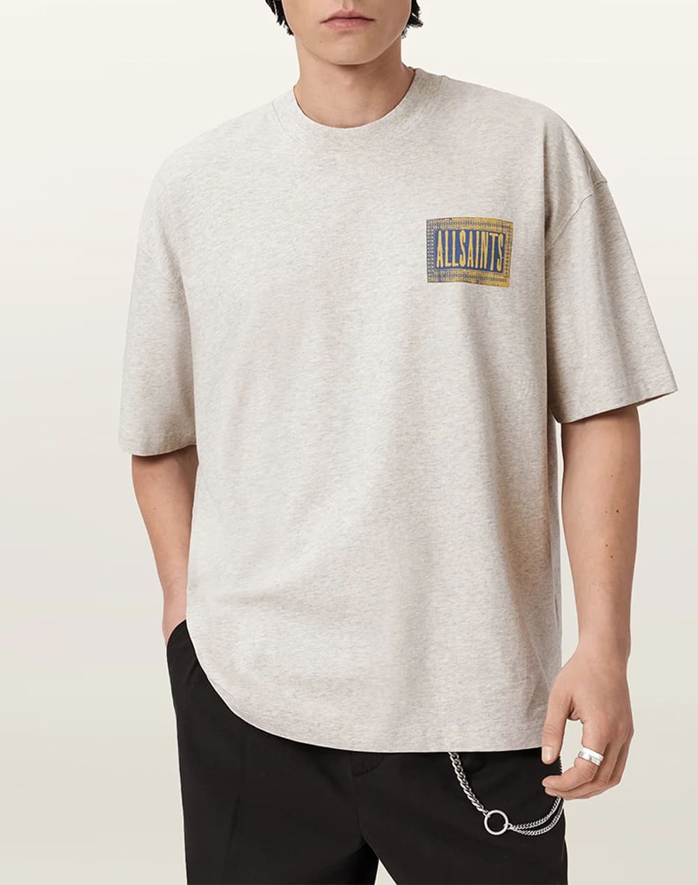 Men's T-Shirts All Saints Gray