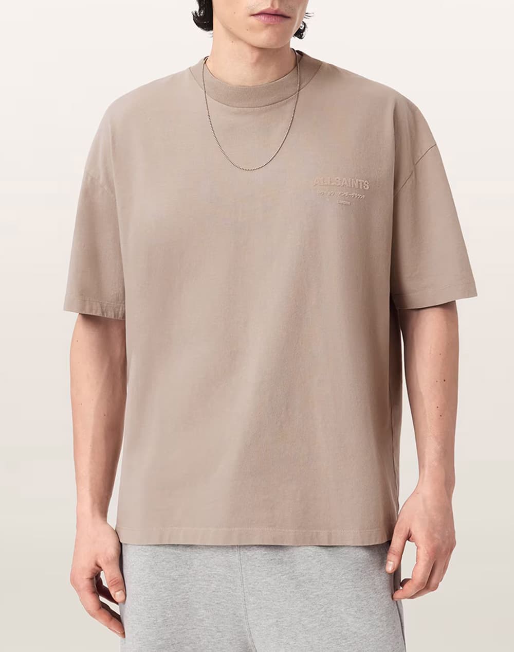 Men's T-Shirts All Saints Beige