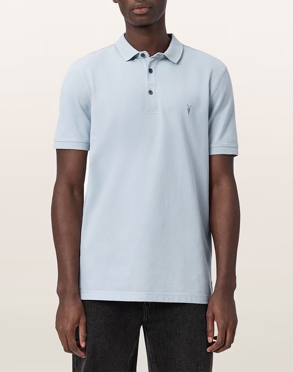 Men's Polo Shirts All Saints Blue