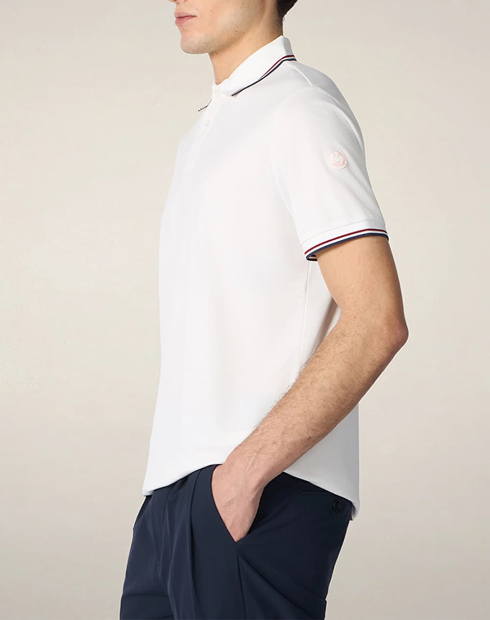 Men's Polo Shirts Save The Duck Ecru