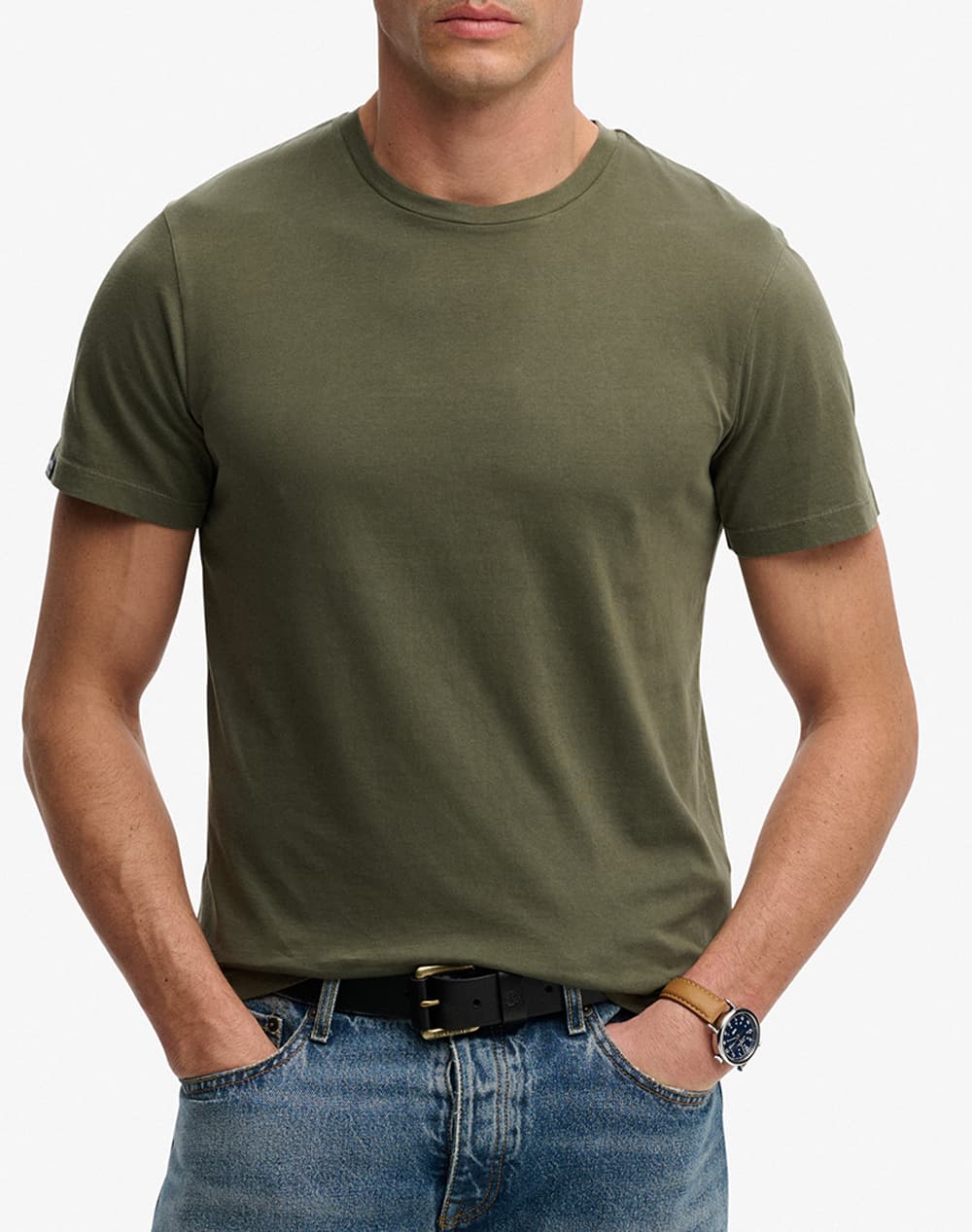 Men's T-Shirts Superdry Khaki