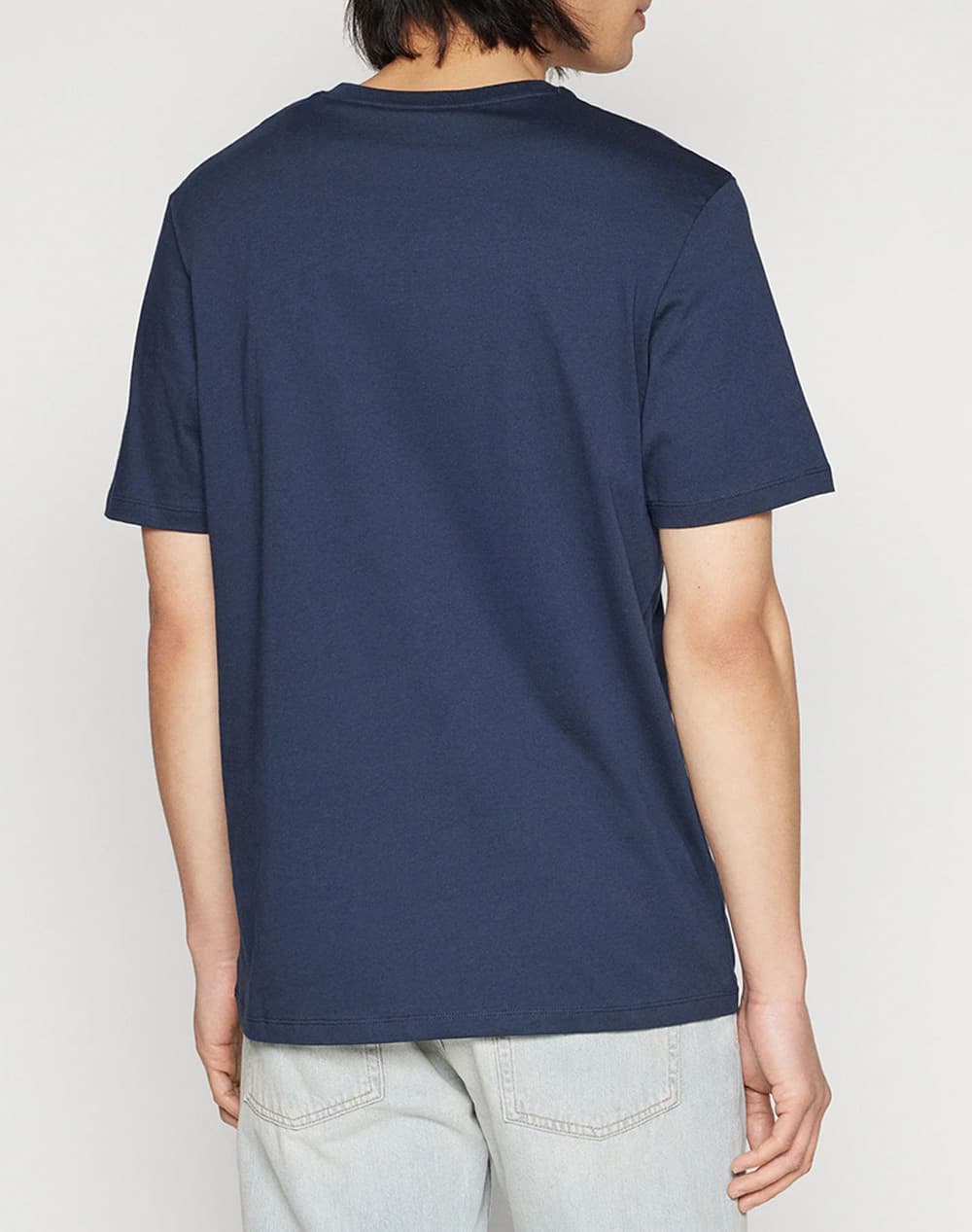 TIMBERLAND T-SHIRT CREW NECK SMALL LINEAR REGULAR FIT MΠΛΕ