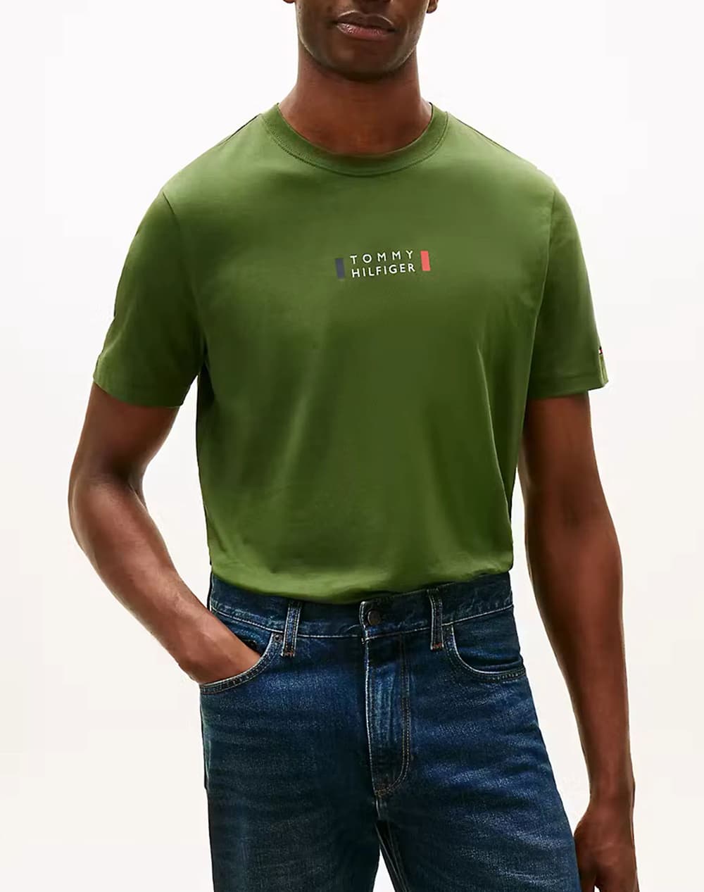 Ανδρικό T-shirt Μαύρο Tommy Hilfiger MW0MW41453-BDS