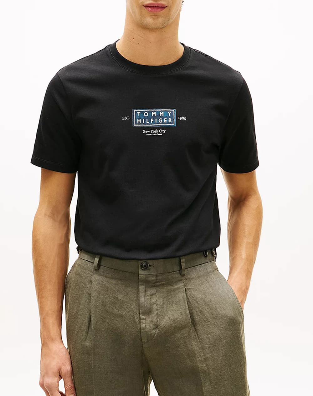 Men's T-Shirts Tommy Hilfiger Black