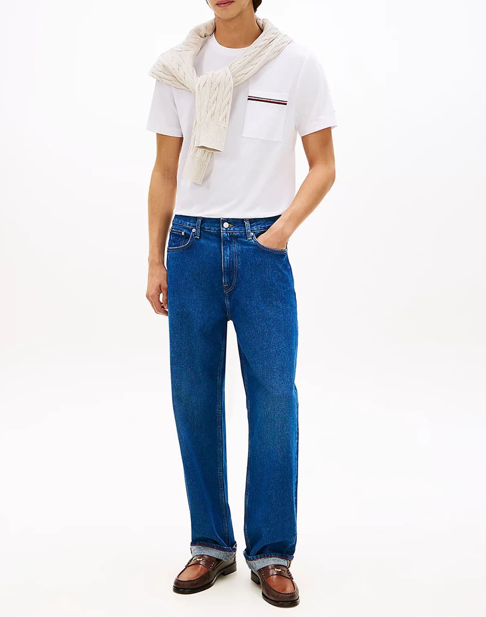 Men's T-Shirts Tommy Hilfiger White