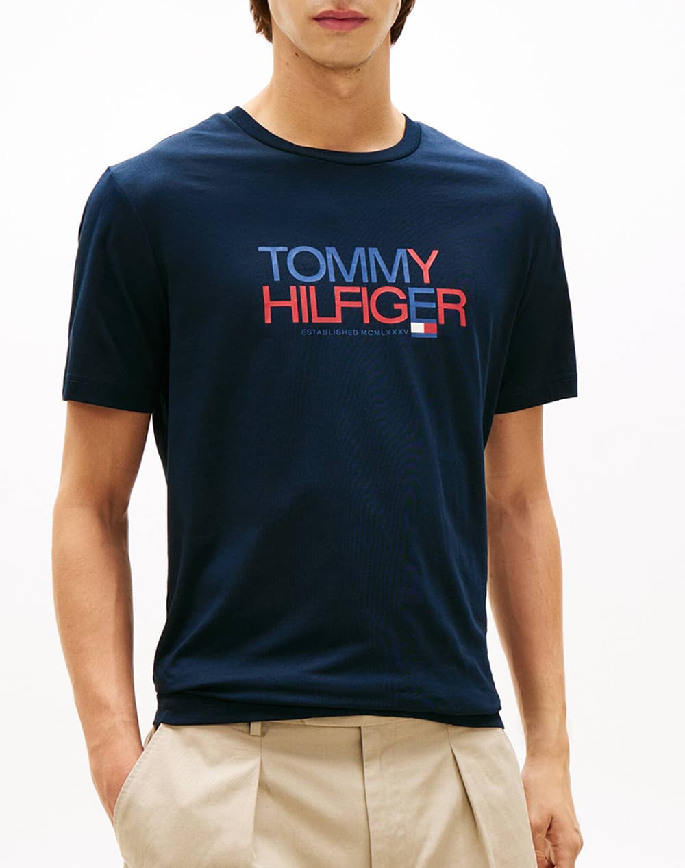 Men's T-Shirts Tommy Hilfiger White