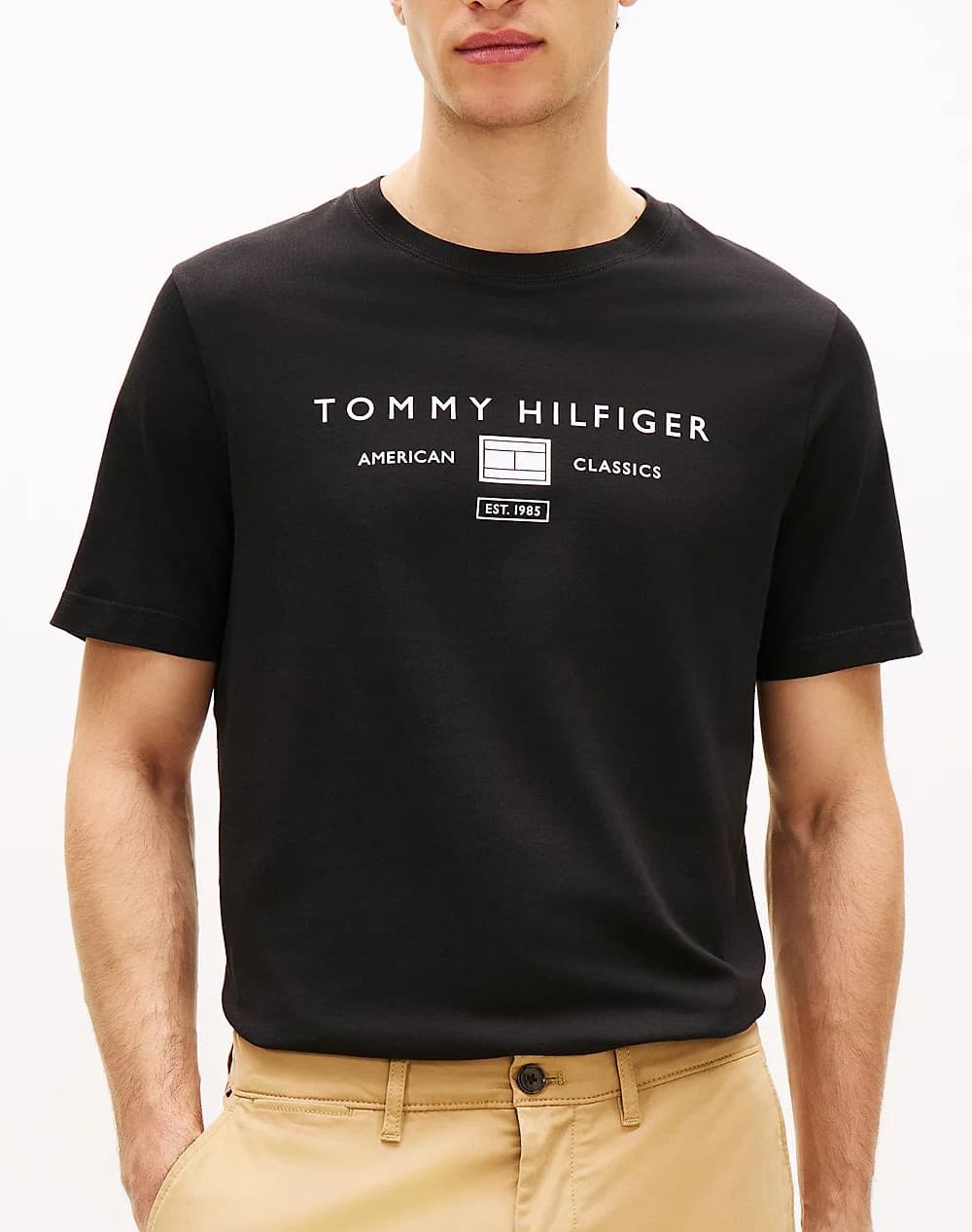 Men's T-Shirts Tommy Hilfiger Black
