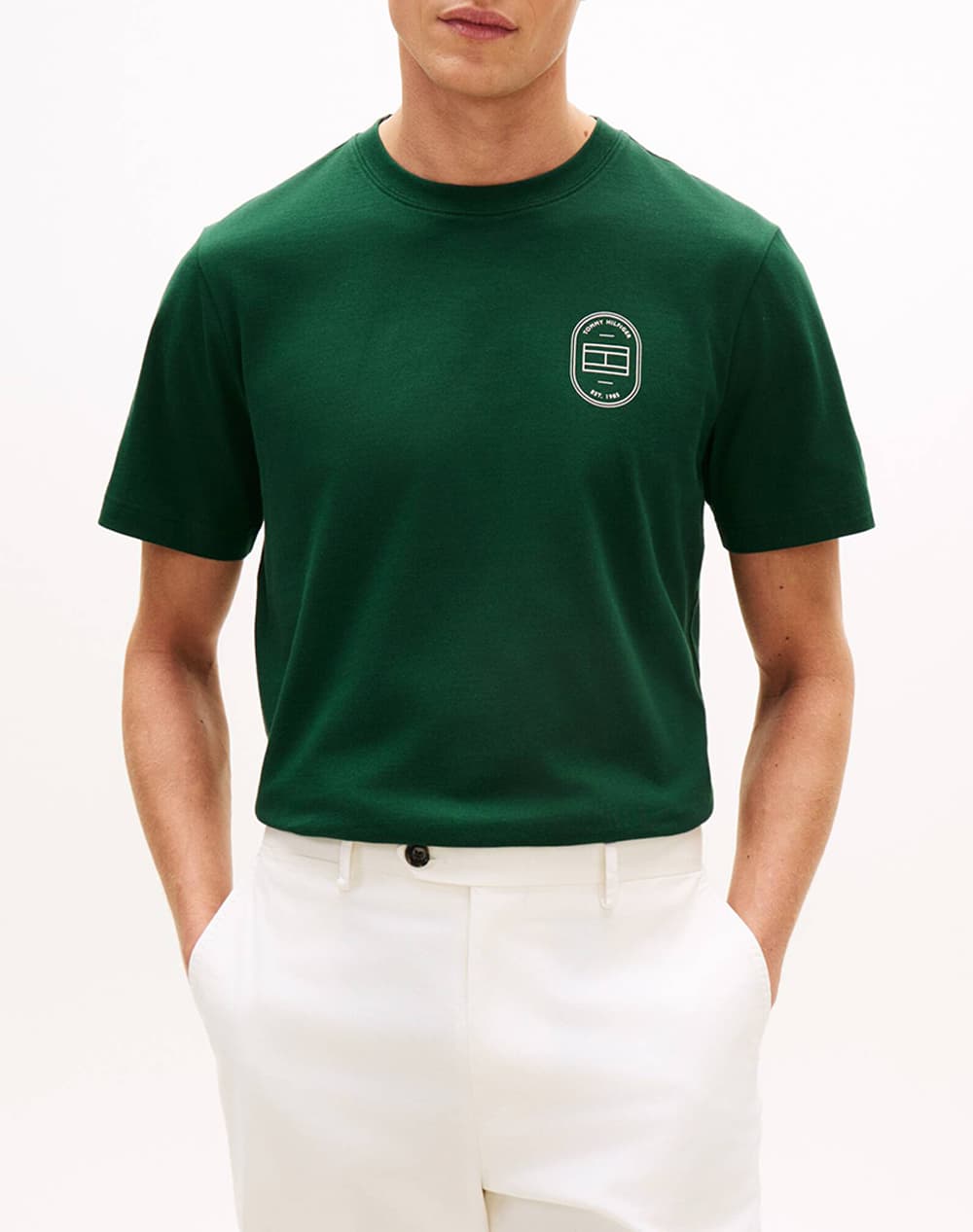 Men's T-Shirts Tommy Hilfiger Green