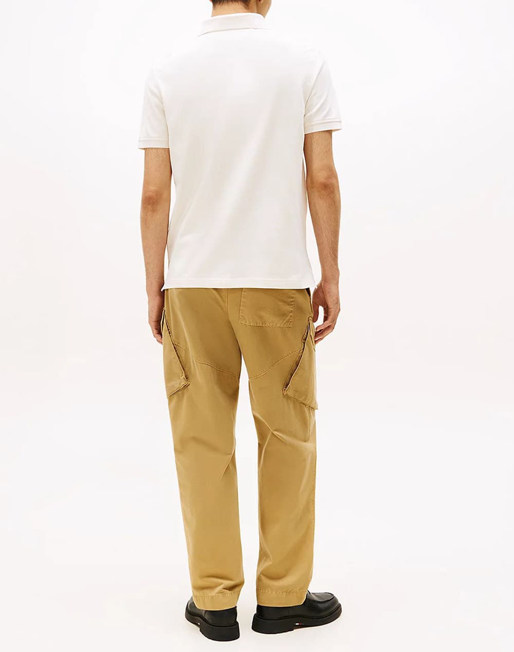 Men's Polo Shirts Tommy Hilfiger Ecru