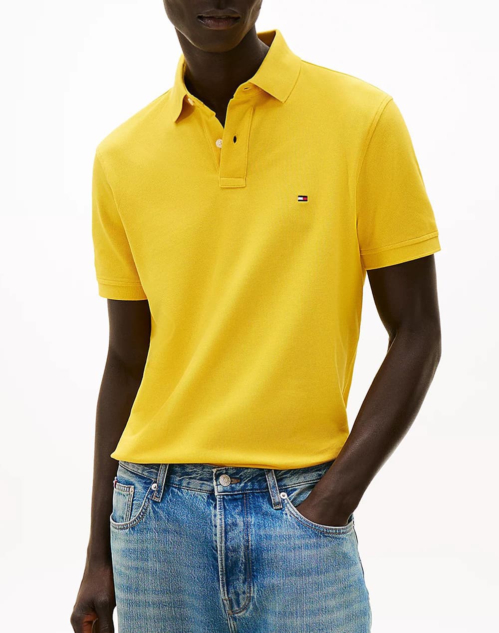 Men's Polo Shirts Tommy Hilfiger Yellow