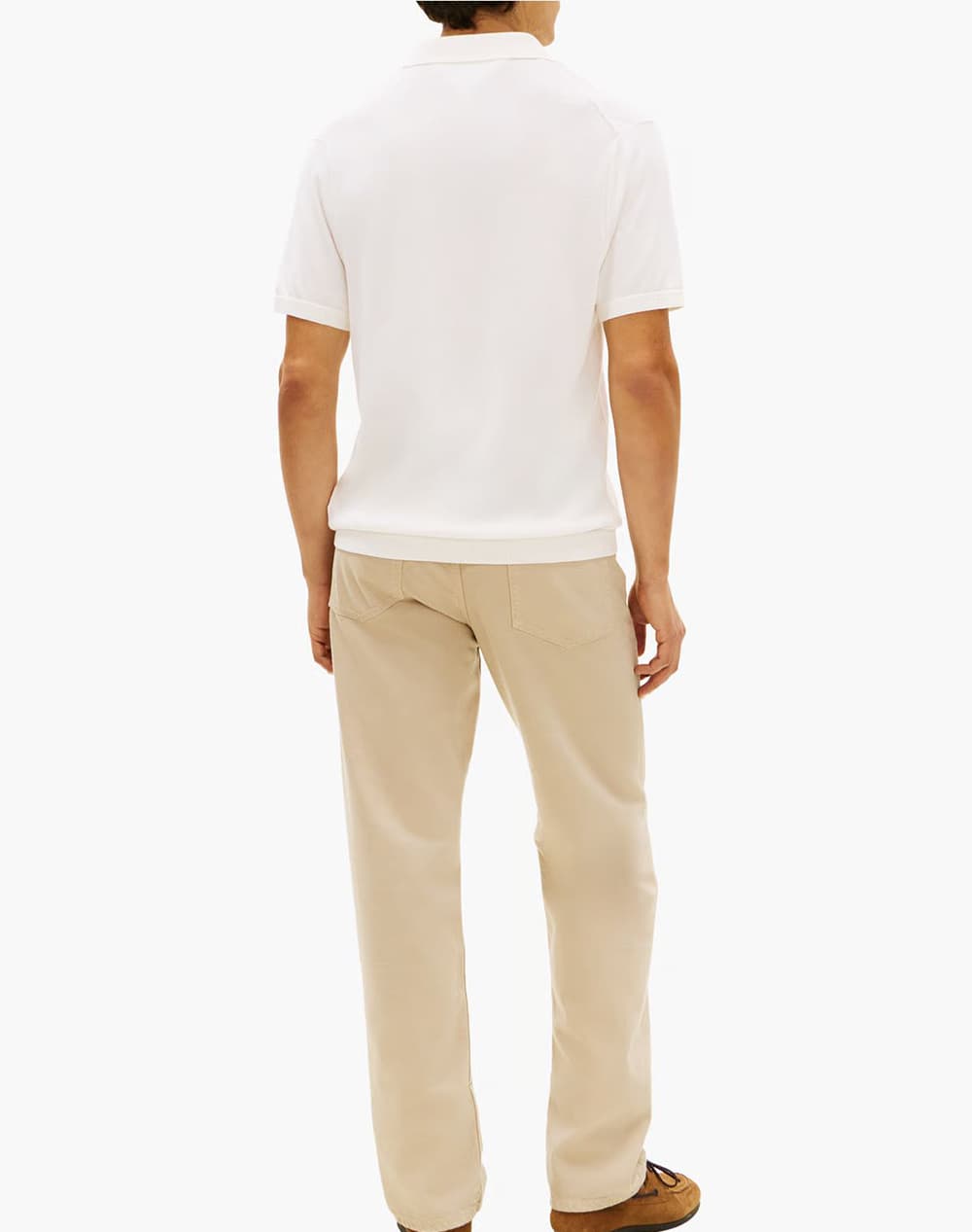 Men's Polo Shirts Tommy Hilfiger Ecru