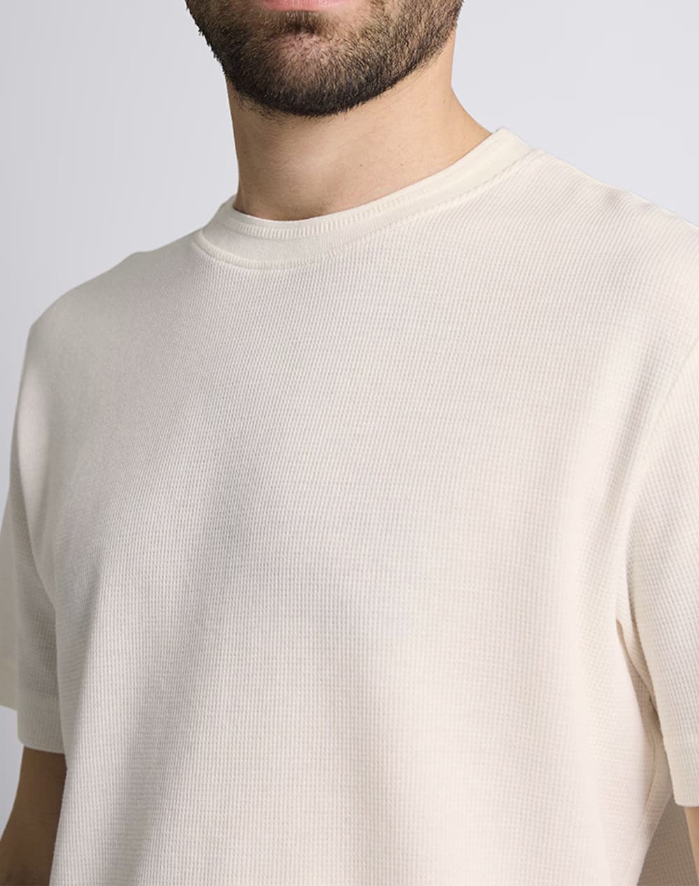 Men's T-Shirts Tom Tailor Ecru