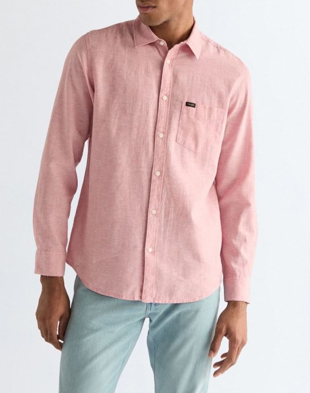 WRANGLER 1 PKT SHIRT 112378038-DUSTY ROSE Pink