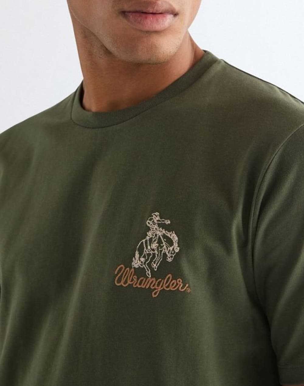 Men's T-Shirts Wrangler Khaki