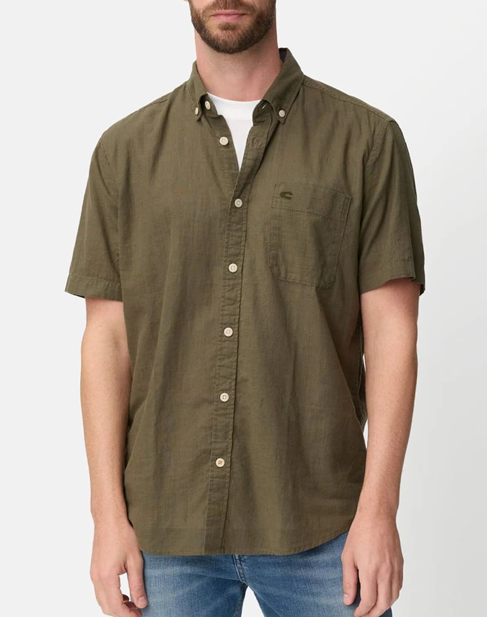 Men's Shirts Camel Active Blue