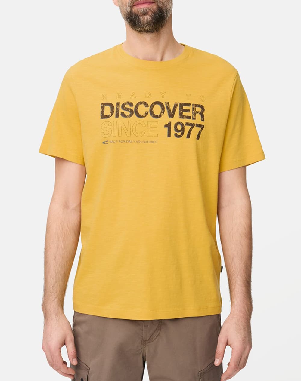 Men's T-Shirts Camel Active Yellow