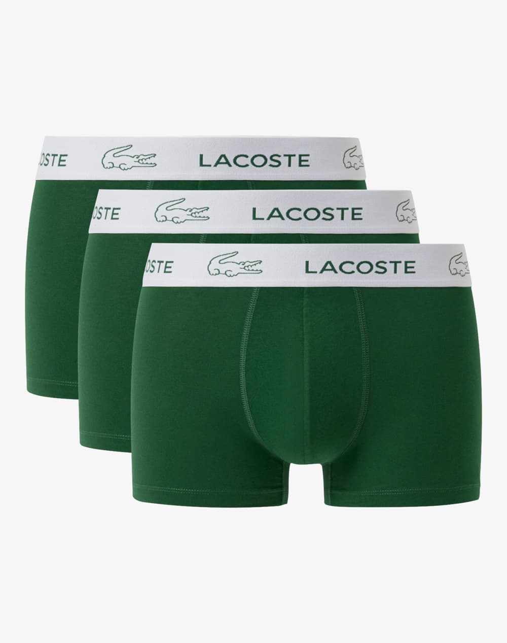 LACOSTE ΣΕΤ 3 ΕΣΩΡΟΥΧΩΝ TRUNK UNDERWEAR TRUNK 35H3583-132 Green