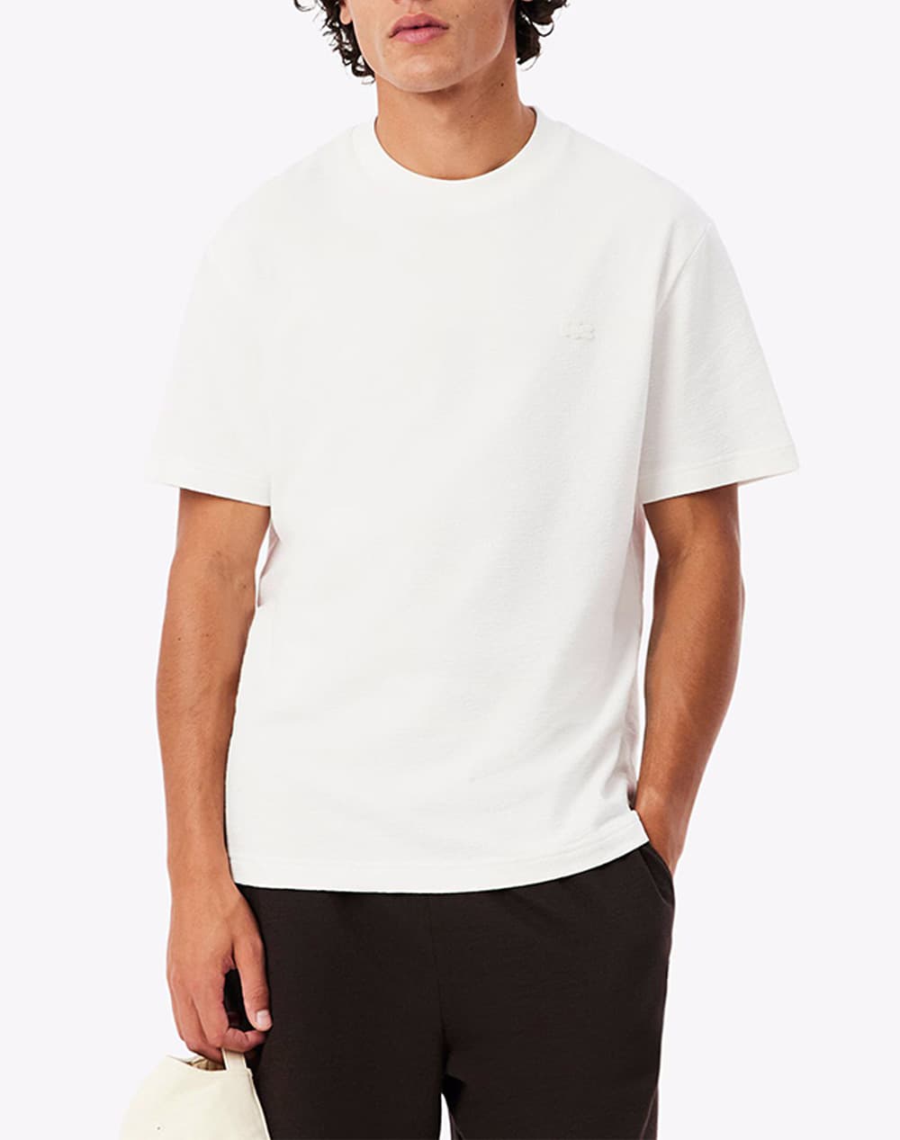 Men's T-Shirts Lacoste Ecru