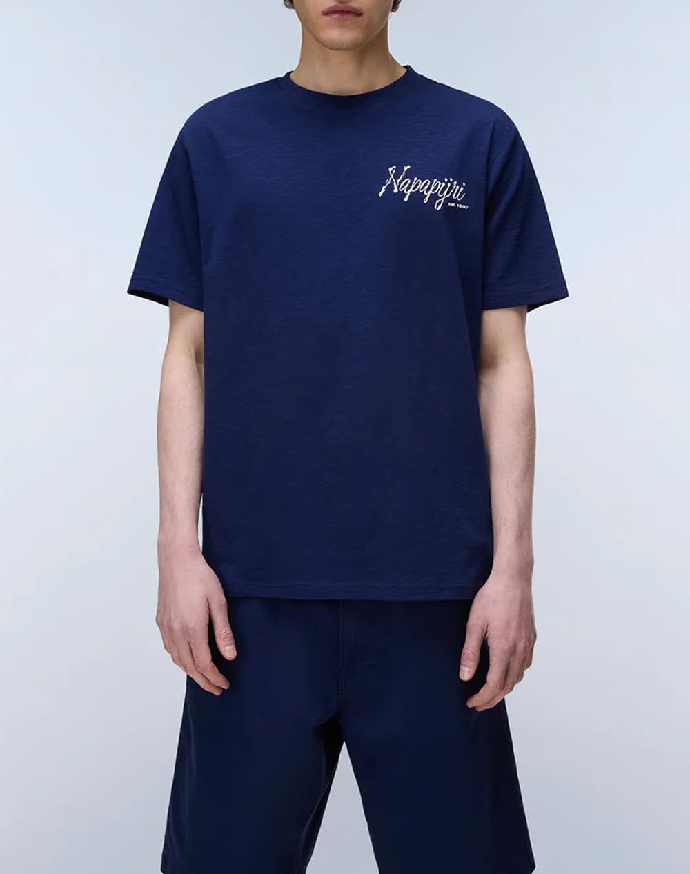 Men's T-Shirts Napapijri Blue