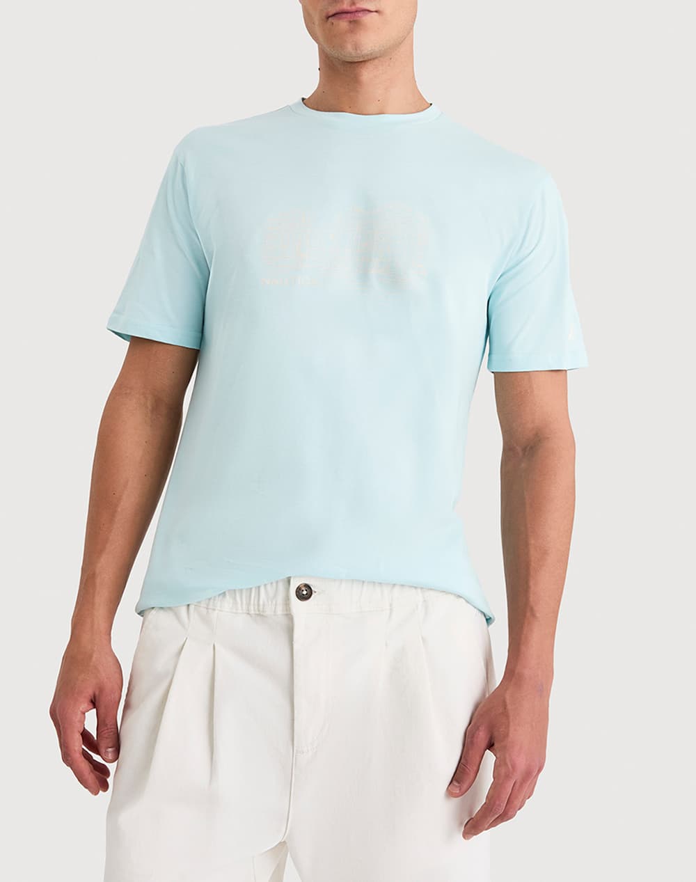 NAUTICA ΜΠΛΟΥΖΑ T-SHIRT ΚΜ Sassandra T-Shirt 3NCN1V04034-400 Aqua