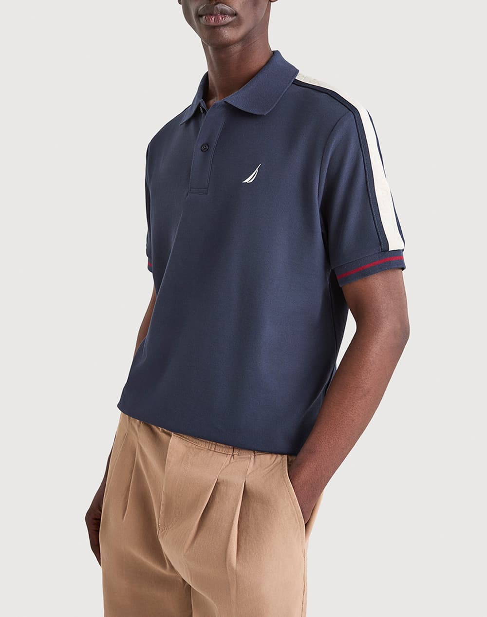 NAUTICA ΜΠΛΟΥΖΑ ΠΟΛΟ ΚΜ Thames B&T Polo Shirt 3NCN1V04182-459 DarkBlue