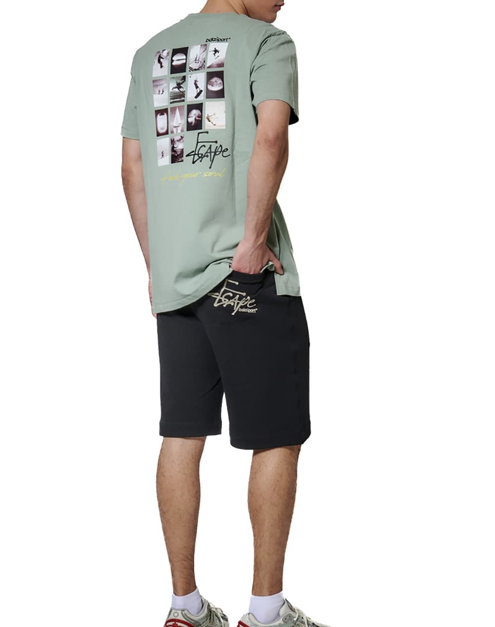 Men's T-Shirts Body Action Green