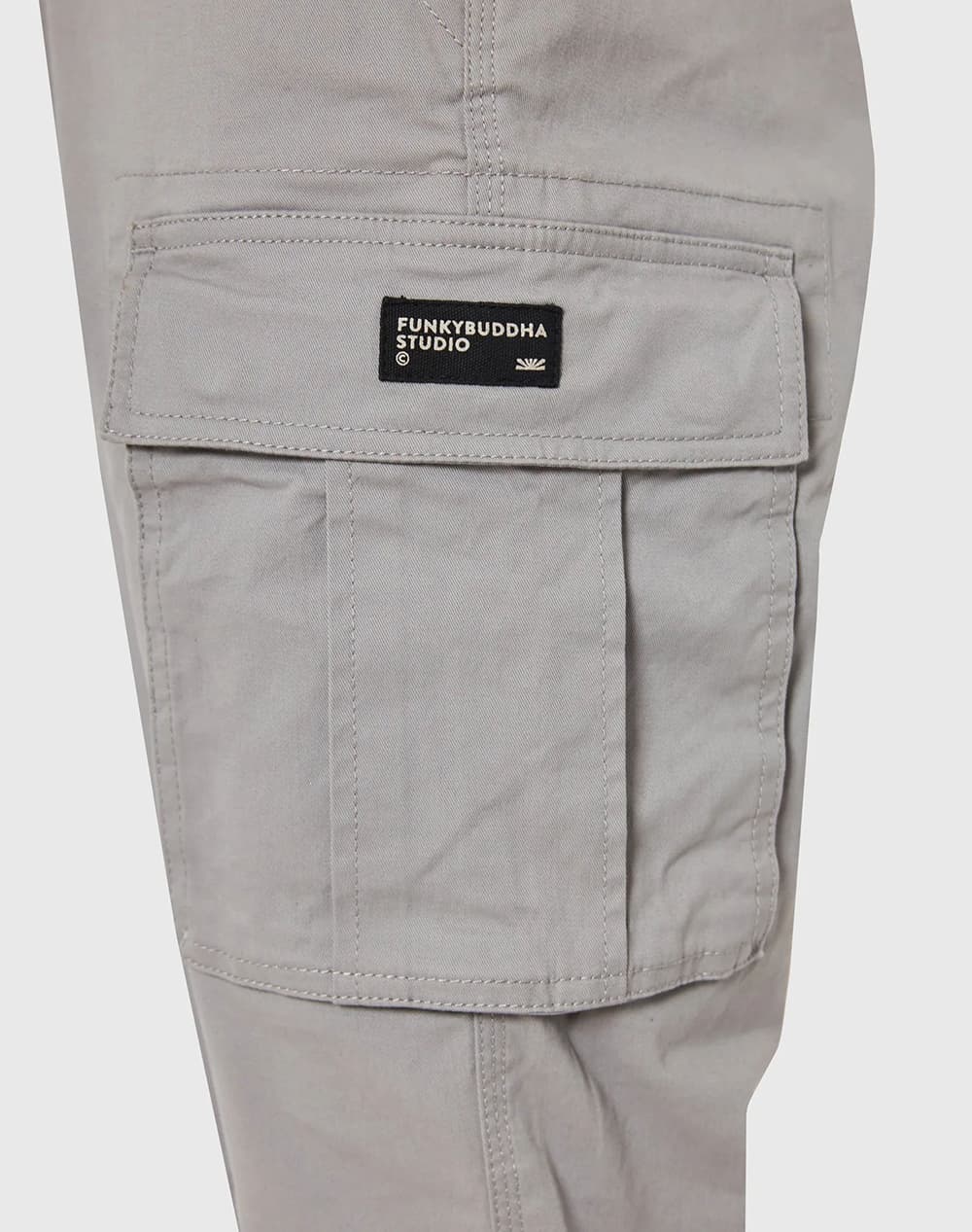 Men's Cargo Pants Funky Buddha Gray
