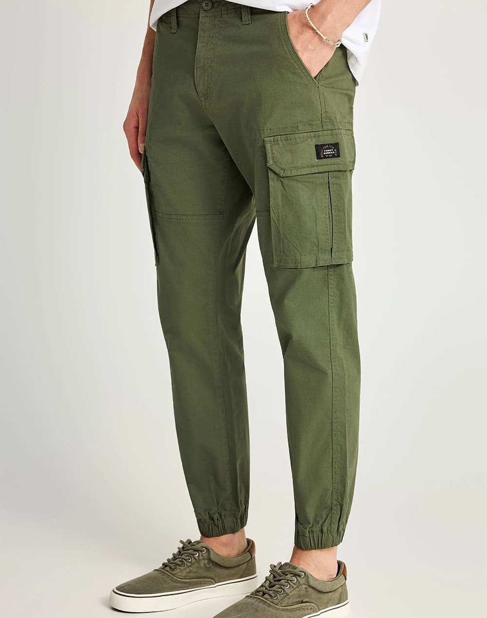 Men's Cargo Pants Funky Buddha Green