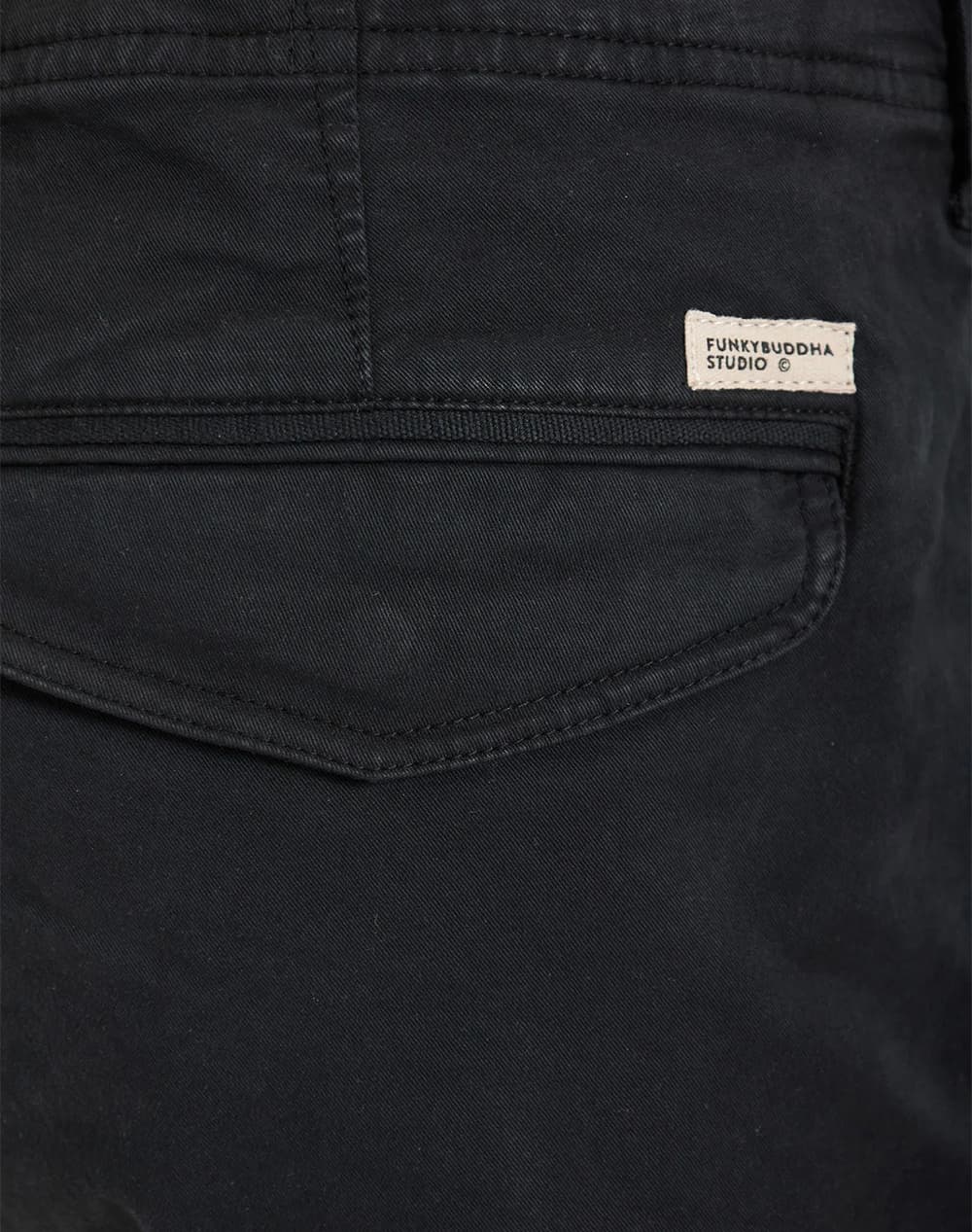 Men's Cargo Shorts Funky Buddha Black