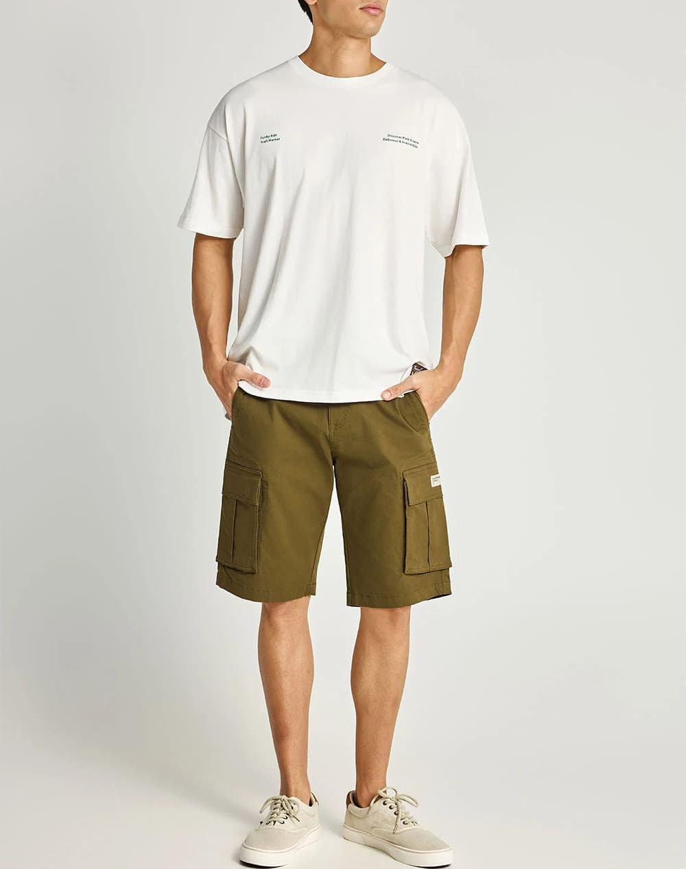 Men's Cargo Shorts Funky Buddha Green