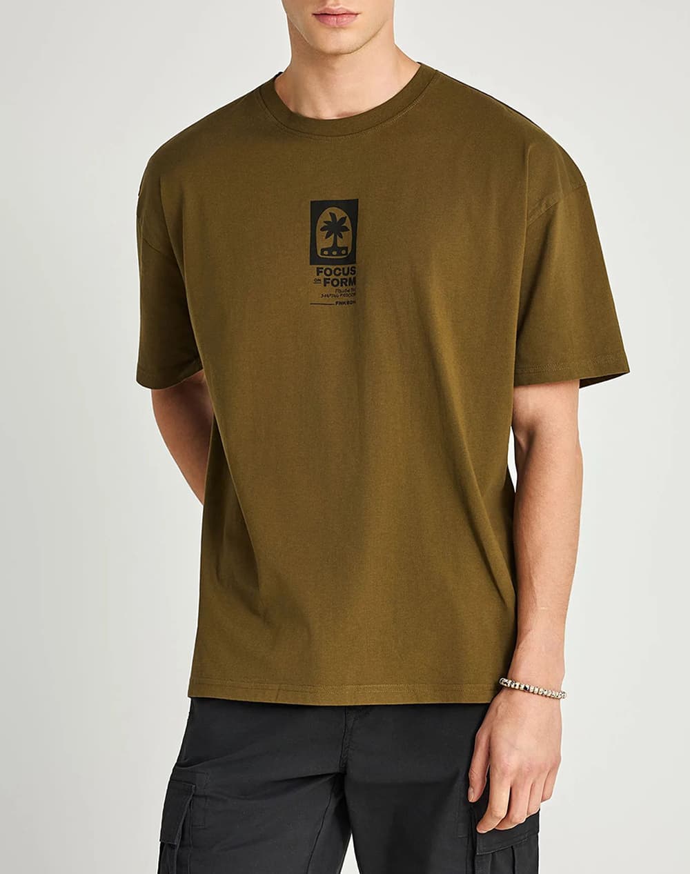 Men's T-Shirts Funky Buddha Khaki