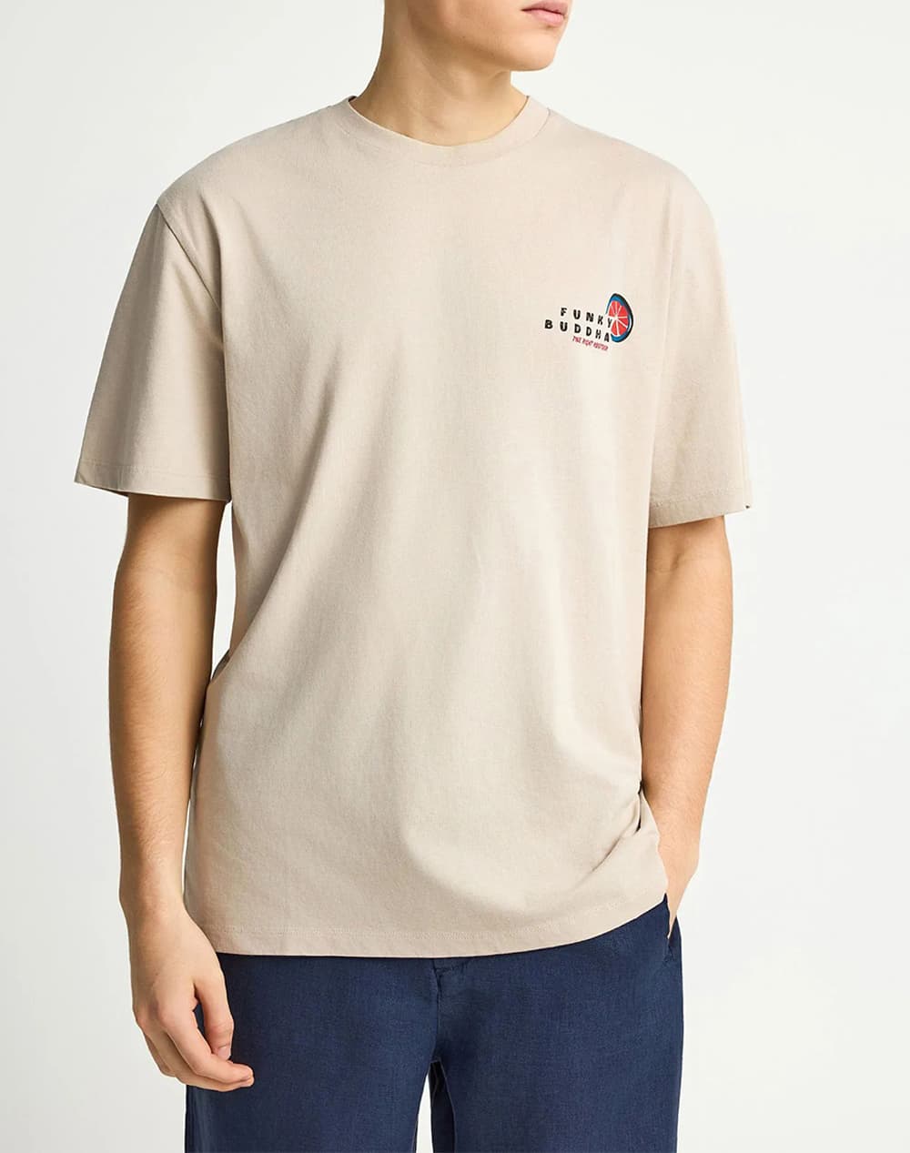 Men's T-Shirts Funky Buddha Gray