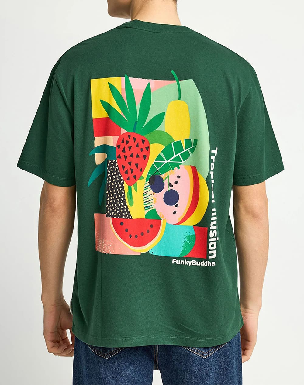 Men's T-Shirts Funky Buddha Green