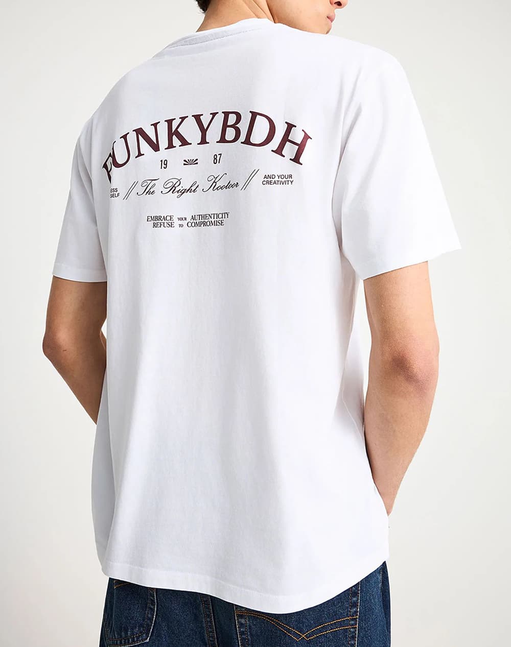 Men's T-Shirts Funky Buddha White