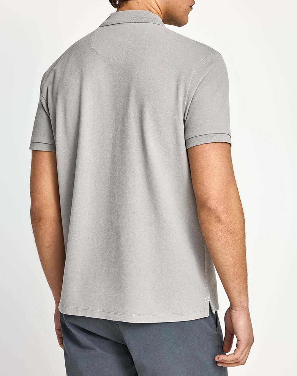 Men's Polo Shirts Funky Buddha Gray