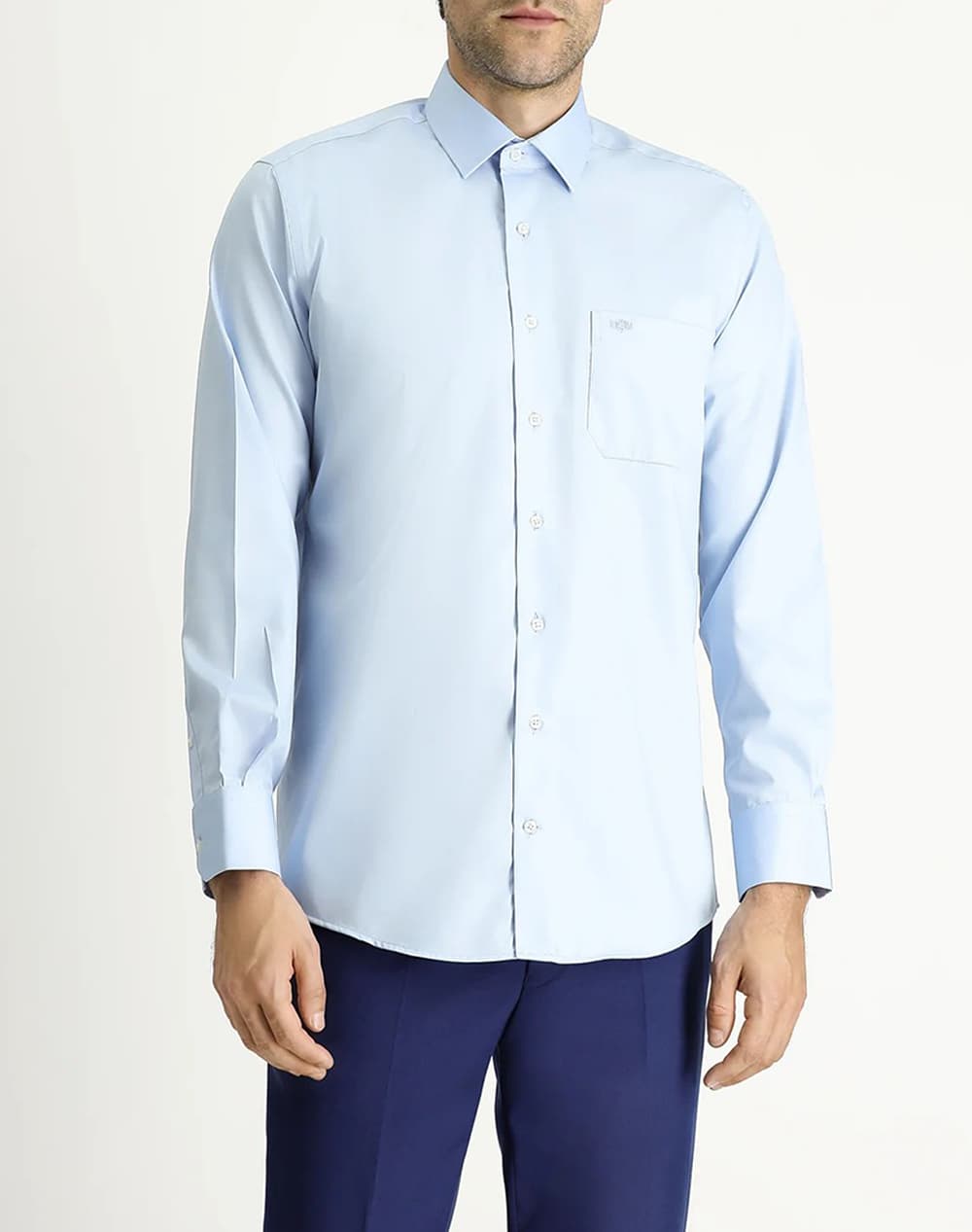 KIGILI Long Sleeve Shirt KSSZ4BE0DZ004-PALE BLUE LightBlue