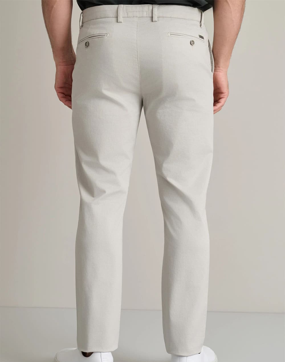 Men's Chino Pants Navy & Green Ecru