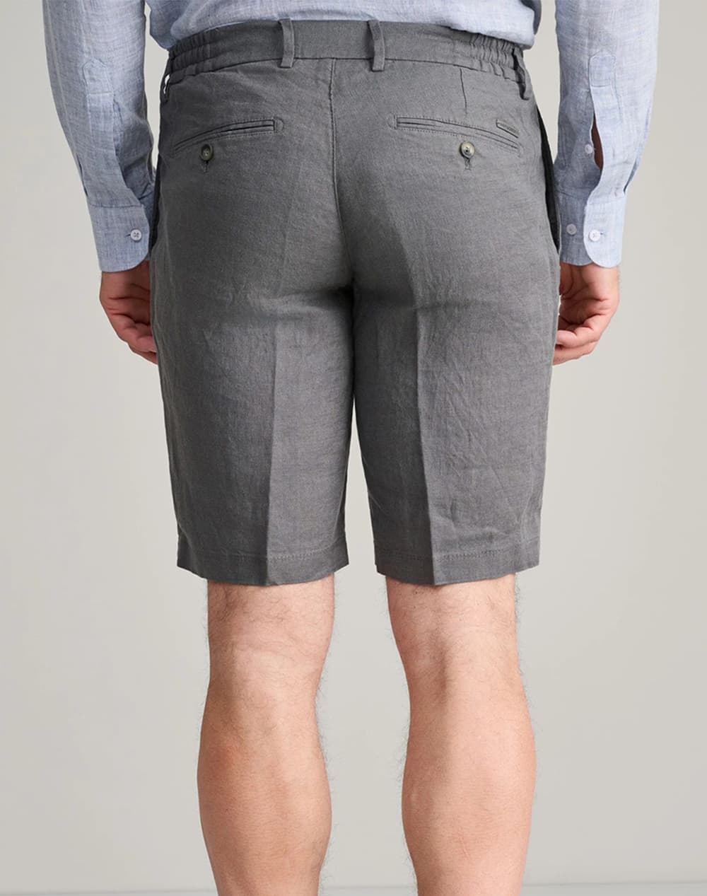 Men's Chino Shorts Navy & Green Gray