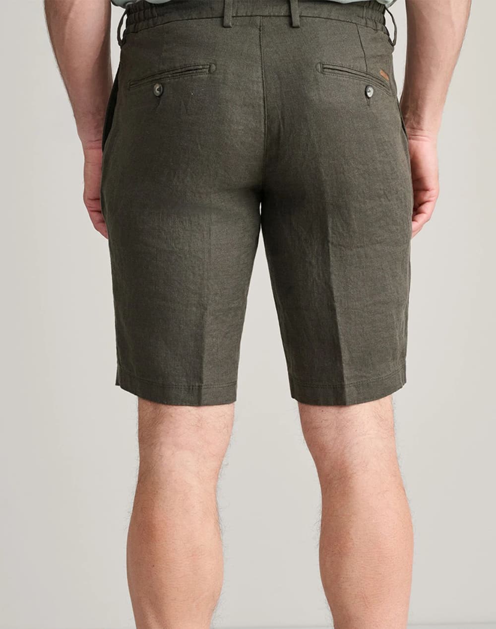 Men's Chino Shorts Navy & Green Green