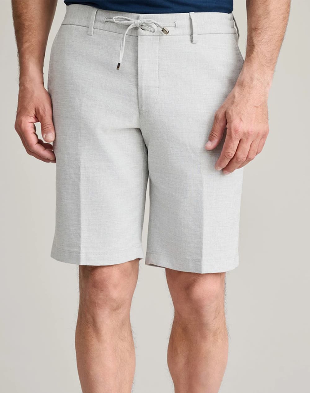 NAVY&GREEN ΒΕΡΜΟΥΔΑ ΑΠΙΕΤΗ ME ΚΟΡΔΟΝΙ 24KP.036/JG/V-LIGHT GREY LightGray