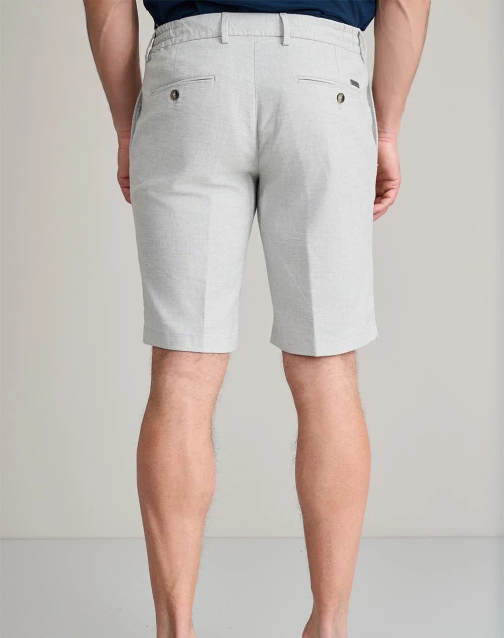 Men's Chino Shorts Navy & Green Gray