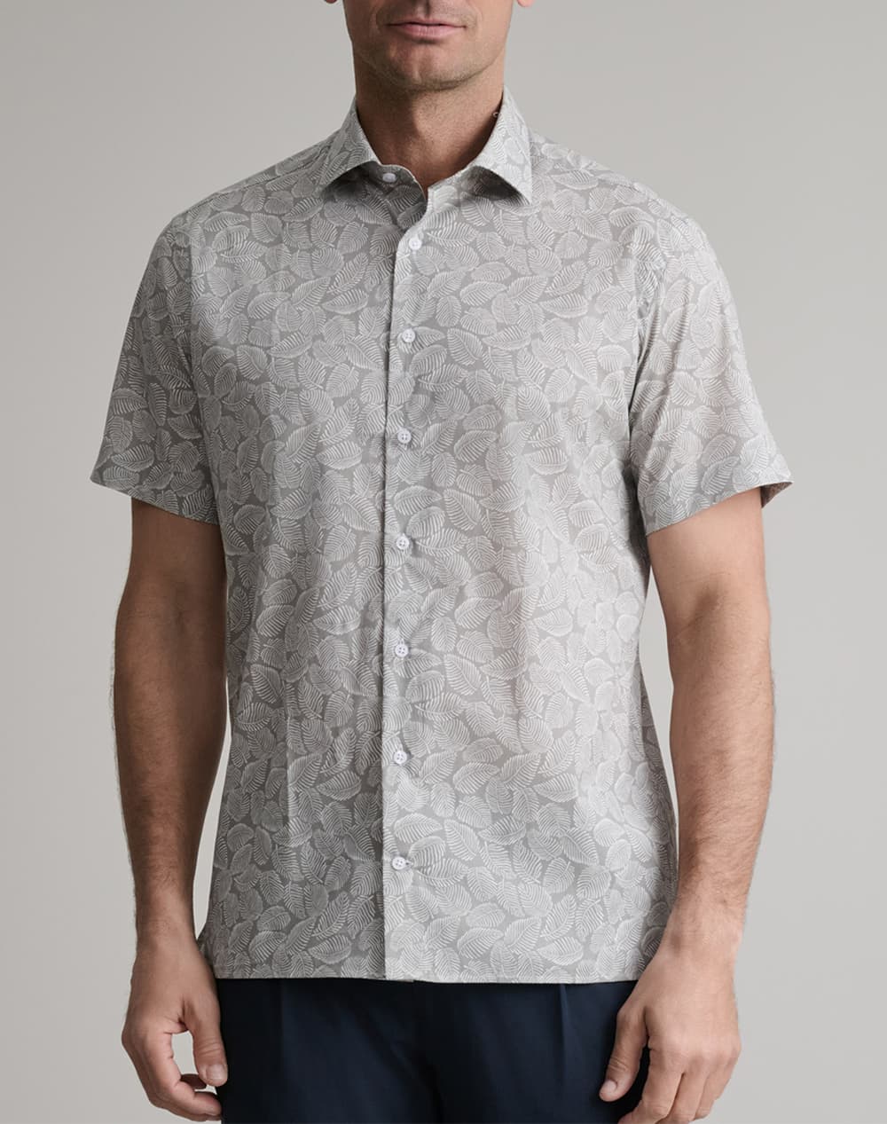 Men's Shirts Navy & Green Gray